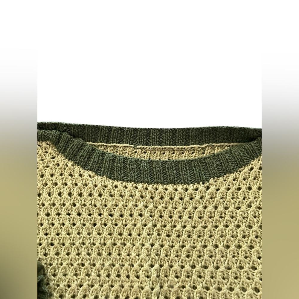 VINTAGE HANDMADE KNIT SWEATER - Picture 5 of 10